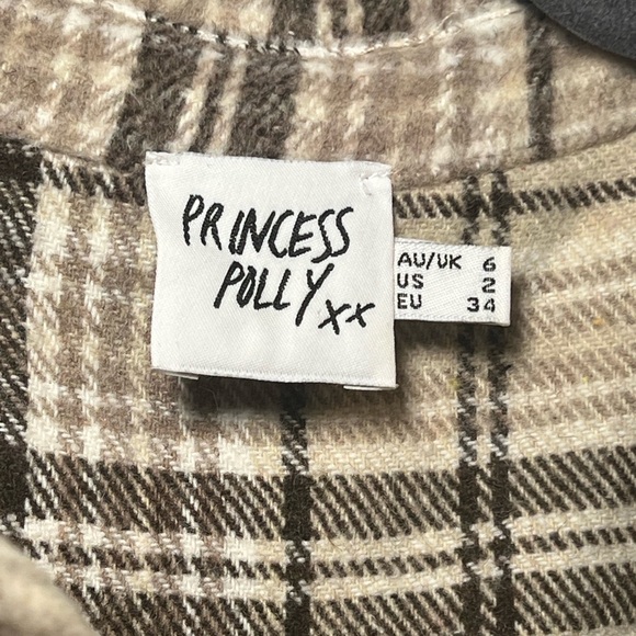 Princess Polly Plaid Shirt Jacket - Picture 2 of 3